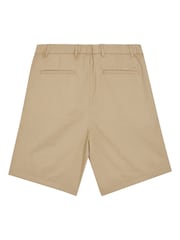 Calvin Klein Brown Piece Dyed TENCEL™ With Linen Summer Shorts - Image 4 of 5