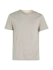Calvin Klein Grey Chrome Smooth Cotton T-Shirt - Image 4 of 6