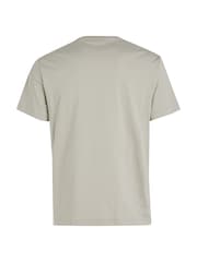 Calvin Klein Grey Chrome Smooth Cotton T-Shirt - Image 5 of 6