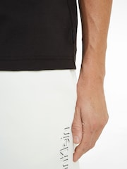Calvin Klein Black 100% Cotton Mix Media T-Shirt - Image 3 of 6