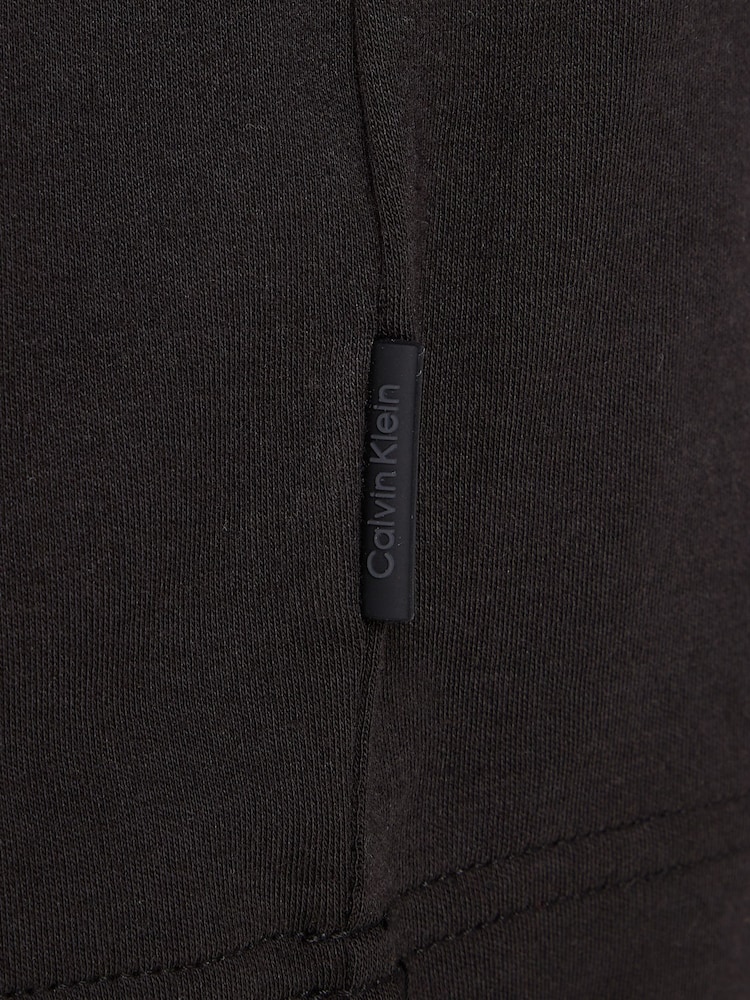 Calvin Klein Black 100% Cotton Mix Media T-Shirt - Image 6 of 6 Calvin Klein Black 100% Cotton Mix Media T-Shirt - Image 6 of 6