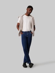 Calvin Klein White Smooth Cotton T-Shirt - Image 1 of 6