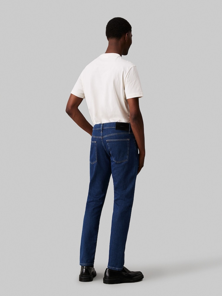 Calvin Klein White Smooth Cotton T-Shirt - Image 2 of 6 Calvin Klein White Smooth Cotton T-Shirt - Image 2 of 6