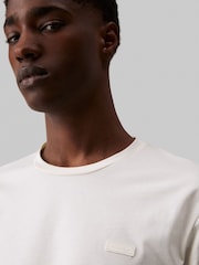 Calvin Klein White Smooth Cotton T-Shirt - Image 4 of 6