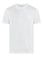 Calvin Klein White Smooth Cotton T-Shirt - Image 5 of 6