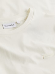 Calvin Klein White Smooth Cotton T-Shirt - Image 6 of 6