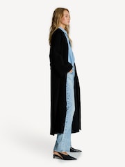 By Malene Birger Black Trullem Wool Blend Coat - Image 3 of 7