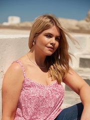 Live Unlimited Trägeroberteil aus Jerseymaterial mit Paisleymuster - Bild 4 von 4