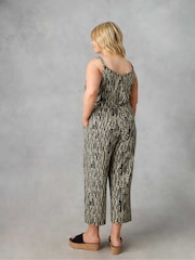 Live Unlimited Curve Mono Spot Print Jersey Jumpsuit - Bild 6 von 6