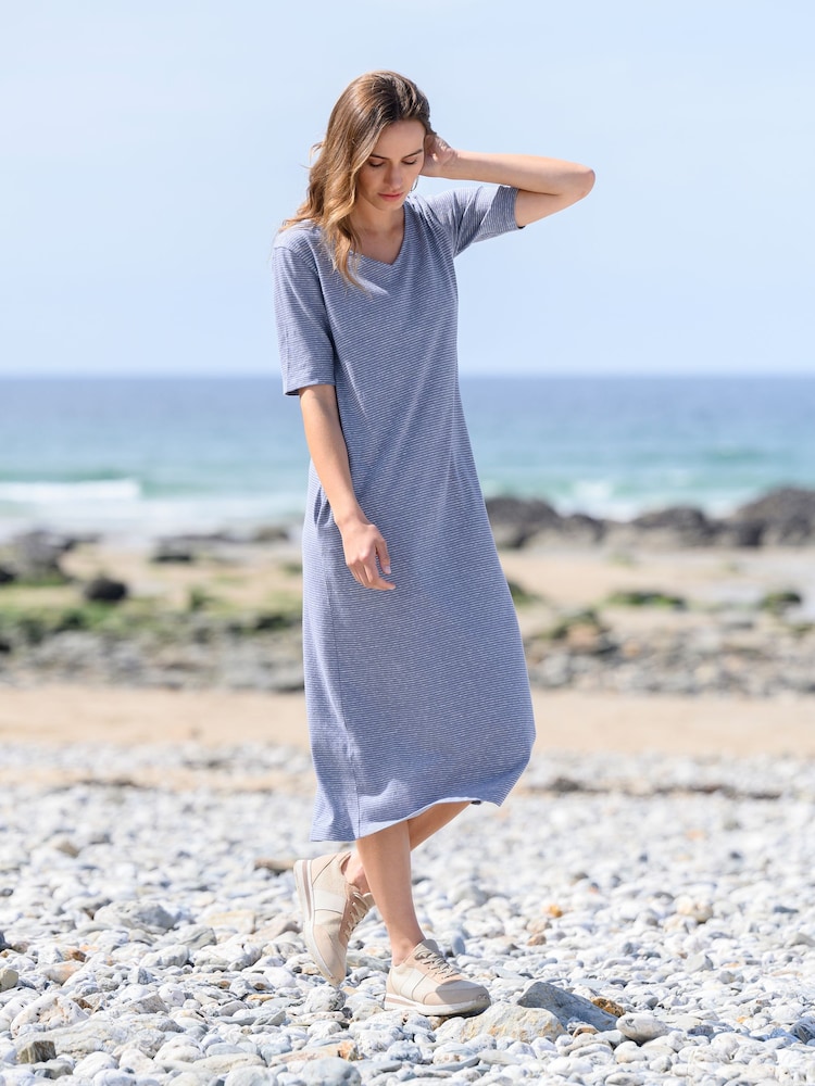 Celtic & Co. Cotton Button Back Dress - Image 1 of 3