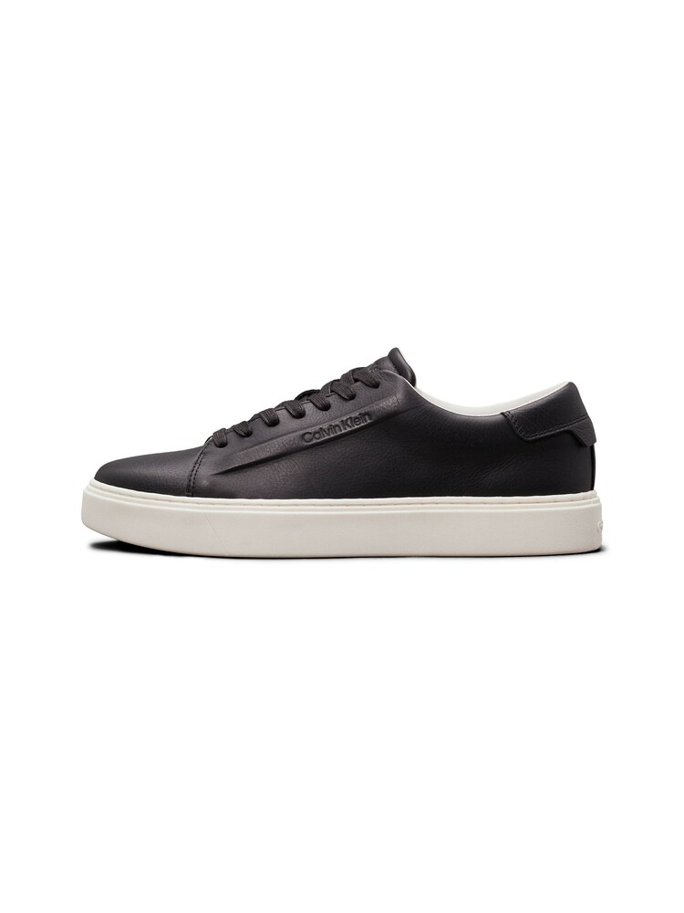 Calvin Klein Black Low Top Lace Up Trainers - Image 2 of 5