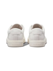 Calvin Klein White Low Top Lace Up Trainers - Image 2 of 5