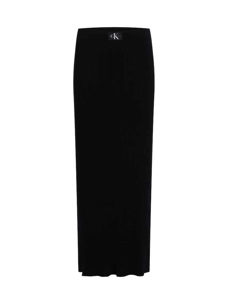 Calvin Klein Jeans Woven Label Sweater Black Skirt - Image 6 of 6 Calvin Klein Jeans Woven Label Sweater Black Skirt - Image 6 of 6