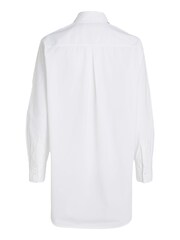 Calvin Klein Jeans Utility Long Sleeved 100% Cotton White Shirt - Image 5 of 6
