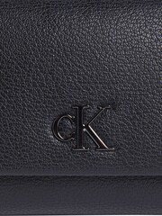 Calvin Klein Grey Light Monogram Zip Wallet - Image 3 of 3