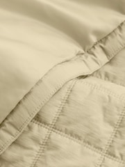 Calvin Klein Jeans Cream Grid Quilted Short Jacket - Image 4 of 5