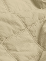 Calvin Klein Jeans Cream Grid Quilted Short Jacket - Image 5 of 5