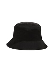 Calvin Klein Black Monogram Embroidered Bucket Hat - Image 2 of 3