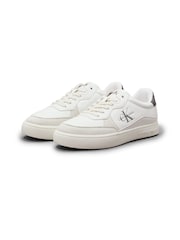 Calvin Klein Grey Classic Cupsole Low Lace-Up Trainers - Image 3 of 5
