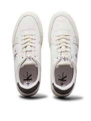 Calvin Klein Grey Classic Cupsole Low Lace-Up Trainers - Image 5 of 5