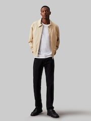 Calvin Klein Jeans Green Cotton Bomber Jacket - Image 1 of 5