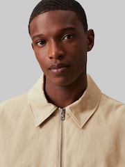 Calvin Klein Jeans Green Cotton Bomber Jacket - Image 2 of 5