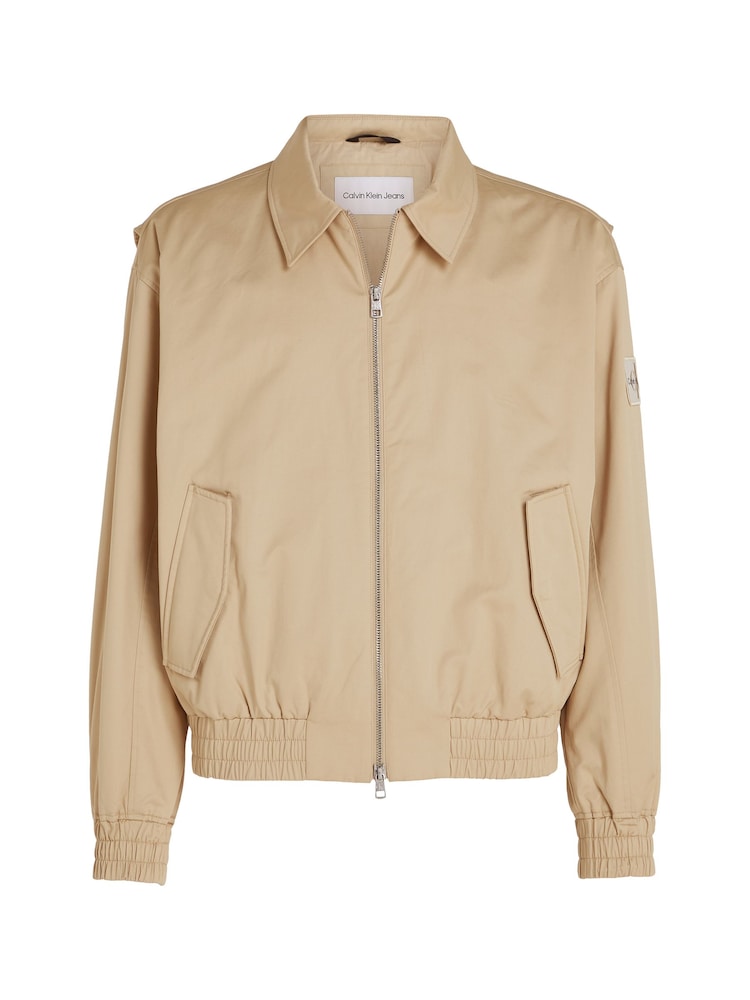 Calvin Klein Jeans Green Cotton Bomber Jacket - Image 5 of 5