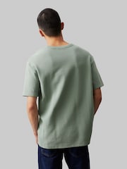 Calvin Klein Jeans Green City Grid 100% Cotton T-Shirt - Image 2 of 5