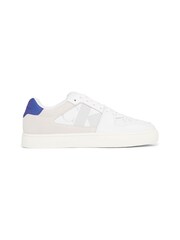Calvin Klein Light White Classic Cupsole Low Lace-Up Trainers - Image 1 of 4