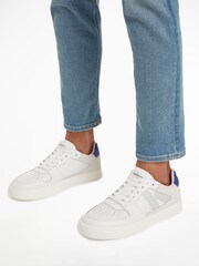 Calvin Klein Light White Classic Cupsole Low Lace-Up Trainers - Image 4 of 4