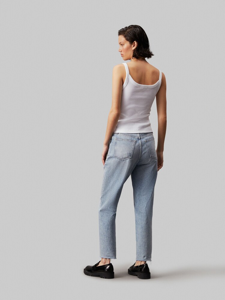 Calvin Klein Jeans Blue Mom Jeans - Image 2 of 5 Calvin Klein Jeans Blue Mom Jeans - Image 2 of 5
