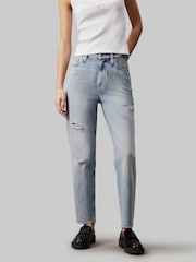 Calvin Klein Jeans Blue Mom Jeans - Image 3 of 5