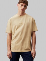 Calvin Klein Jeans Washed Monologo Black T-Shirt - Image 1 of 5