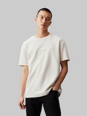 Calvin Klein Jeans Green City Grid 100% Cotton T-Shirt - Image 2 of 5