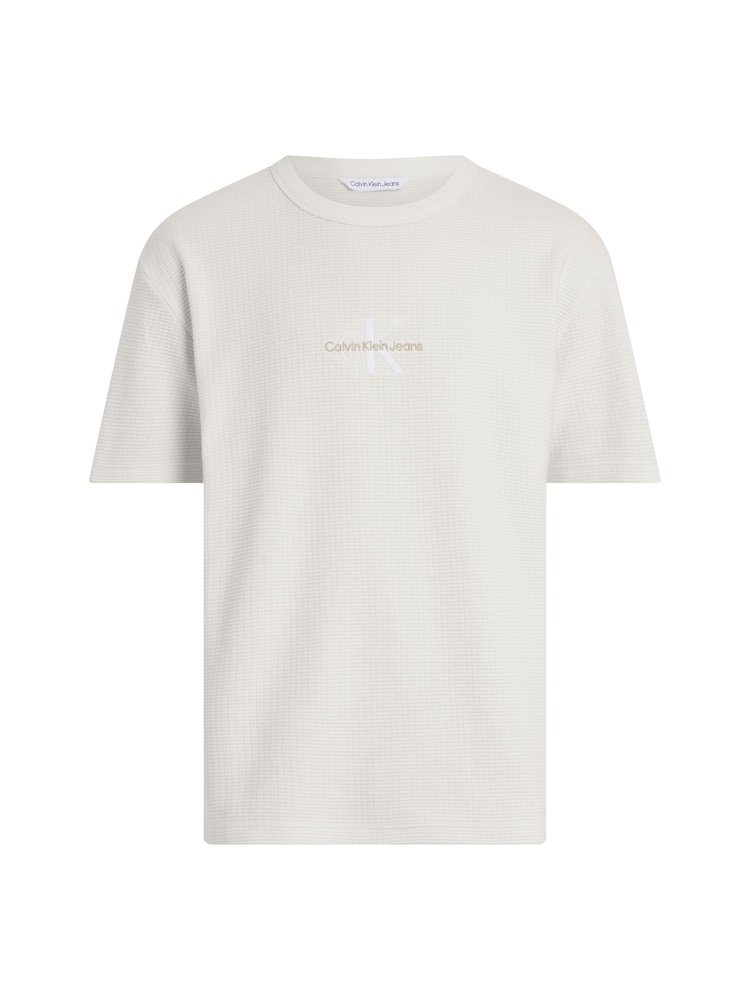 Calvin Klein Jeans Green City Grid 100% Cotton T-Shirt - Image 5 of 5