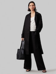 Calvin Klein Black Medium Braided Shoulder Bag - Image 5 of 5
