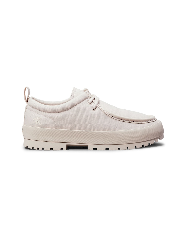 Calvin Klein Natural Lugged Hybrid Apron Lace-Up Shoes - Image 1 of 5 Calvin Klein Natural Lugged Hybrid Apron Lace-Up Shoes - Image 1 of 5