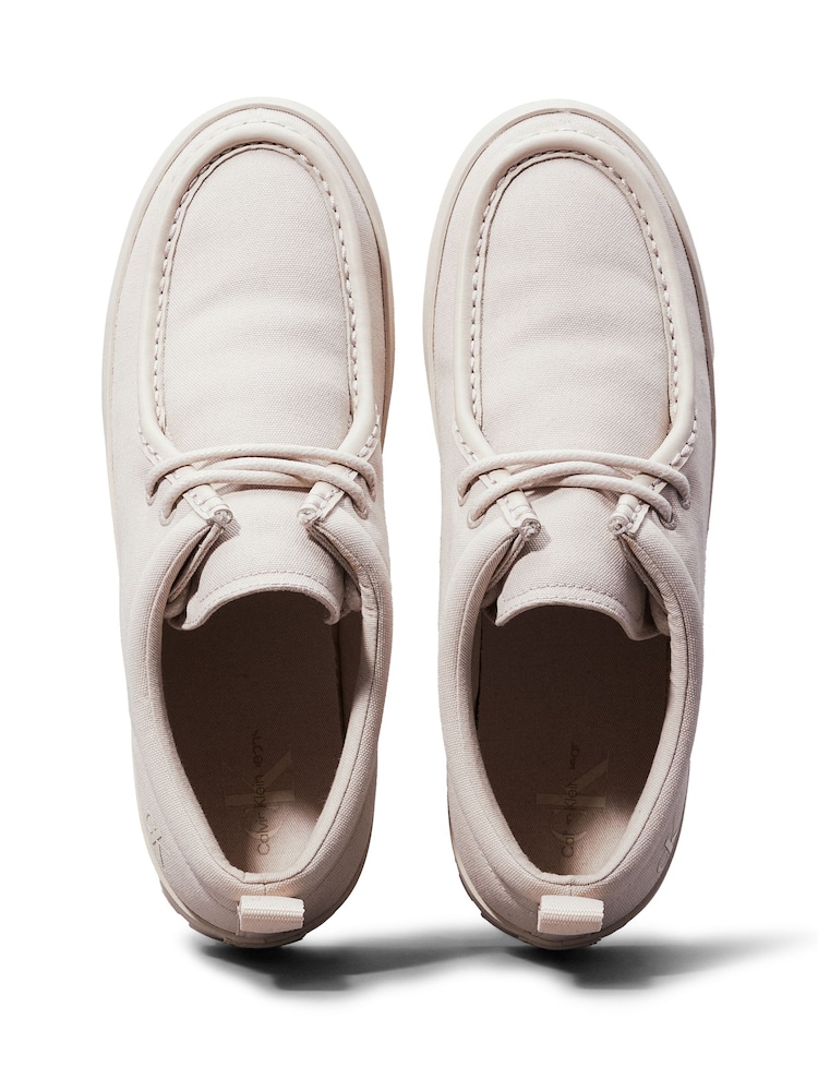 Calvin Klein Natural Lugged Hybrid Apron Lace-Up Shoes - Image 5 of 5 Calvin Klein Natural Lugged Hybrid Apron Lace-Up Shoes - Image 5 of 5