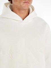 Calvin Klein Jeans Scuba White Hoodie - Image 3 of 6
