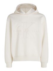 Calvin Klein Jeans Scuba White Hoodie - Image 4 of 6