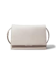 Calvin Klein Grey Linear Shoulder Bag - Image 1 of 6