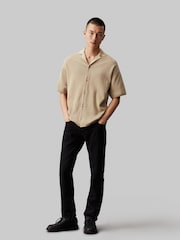 Calvin Klein Jeans Green Textured Collared Shirt - Image 2 of 5
