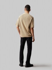 Calvin Klein Jeans Green Textured Collared Shirt - Image 3 of 5