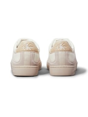 Calvin Klein White/Aqua Blue Classic Cupsole Low Lace-Up Trainers - Image 4 of 5