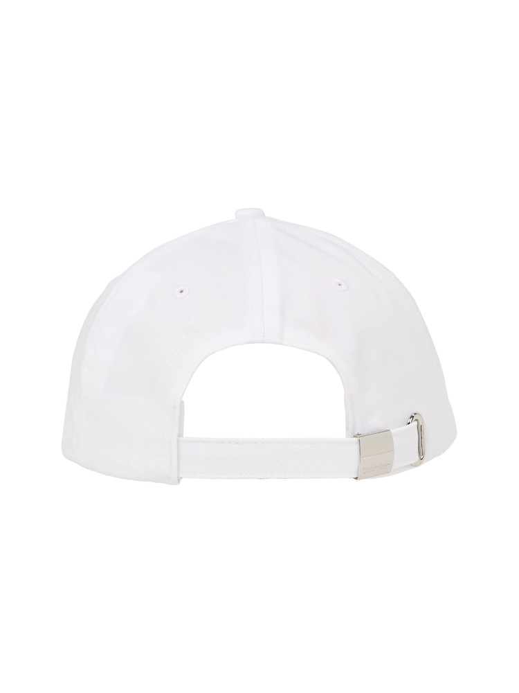 Calvin Klein White Essential Patch Cap - Image 2 of 3