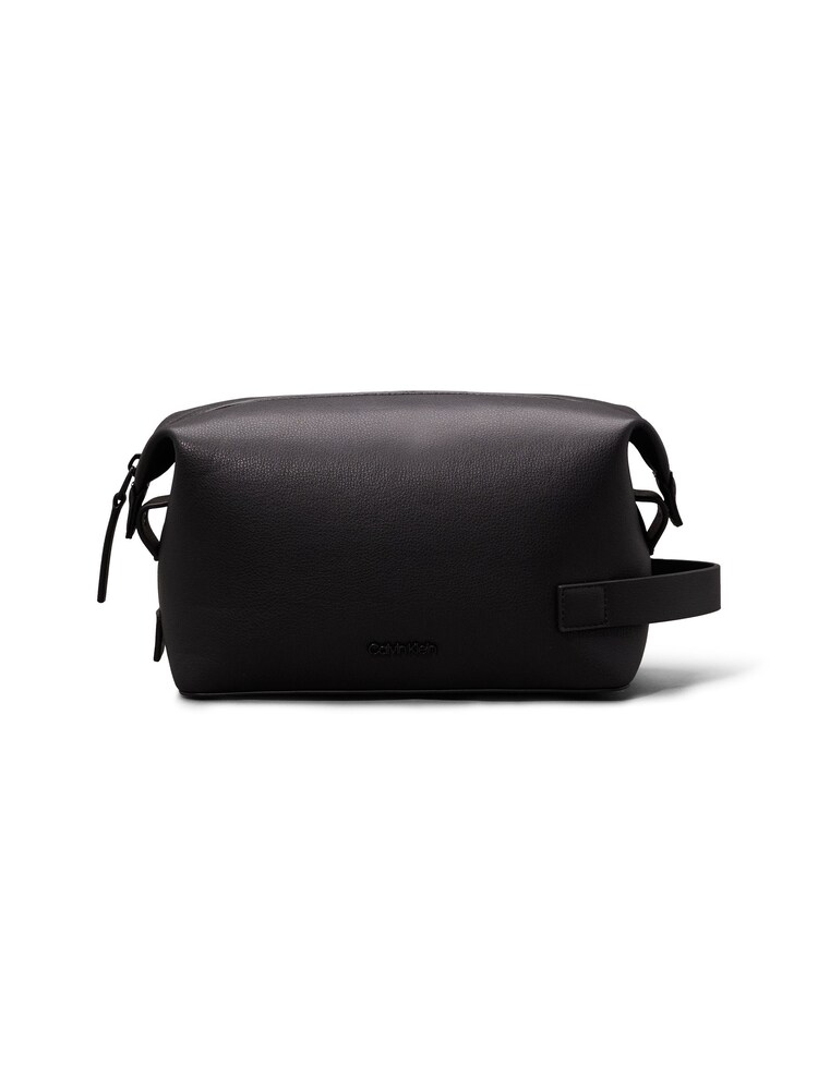 Calvin Klein Black Minimal Focus Washbag - Image 1 of 4