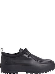 Calvin Klein Black Lugged Hybrid Apron Lace-Up Shoes - Image 1 of 5