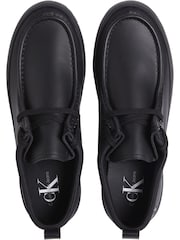 Calvin Klein Black Lugged Hybrid Apron Lace-Up Shoes - Image 5 of 5