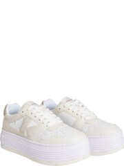Calvin Klein White Bold Platform Low Lace Trainers - Image 3 of 5