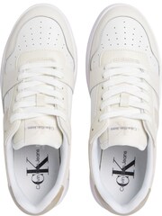 Calvin Klein White Bold Platform Low Lace Trainers - Image 4 of 5